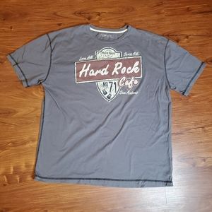 Hard Rock Cafe Raised letters fabric. XXL